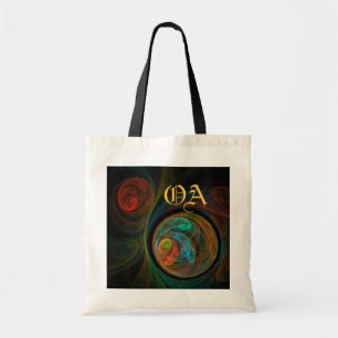 Rebirth Abstrakt Art Monogram Bag Tragetasche