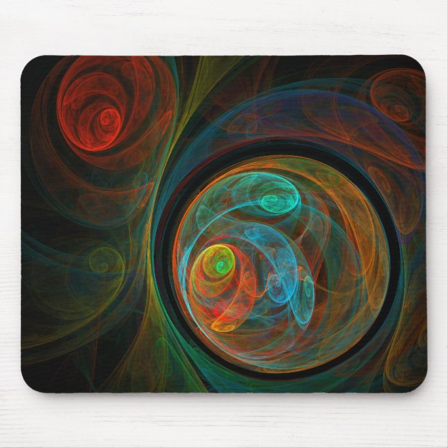 Rebirth Abstrakt Art Mousepad (Vorne)