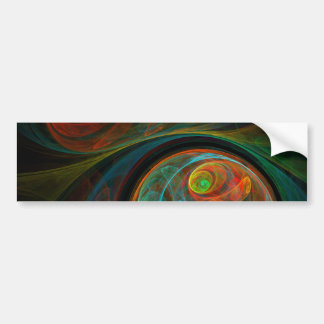 Rebirth Blue Abstrakt Art Autoaufkleber