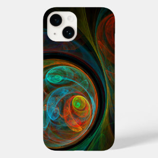 Rebirth Blue Abstrakt Art Case-Mate iPhone 14 Hülle