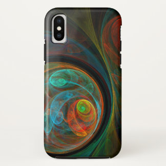 Rebirth Blue Abstrakt Art Case-Mate iPhone Hülle