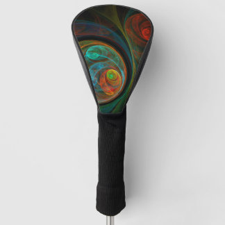 Rebirth Blue Abstrakt Art Golf Headcover