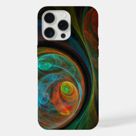 Rebirth Blue Abstrakt Art iPhone 15 Pro Max Hülle