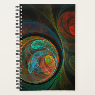 Rebirth Blue Abstrakt Art Planer