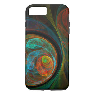 Rebirth Blue Abstrakt Art Tough Case-Mate iPhone Hülle