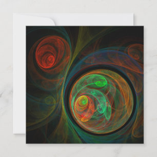 Rebirth Green Abstrakt Art