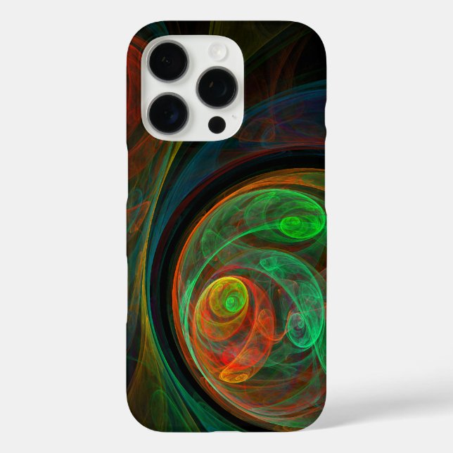 Rebirth Green Abstrakt Art Case-Mate iPhone Hülle (Rückseite)