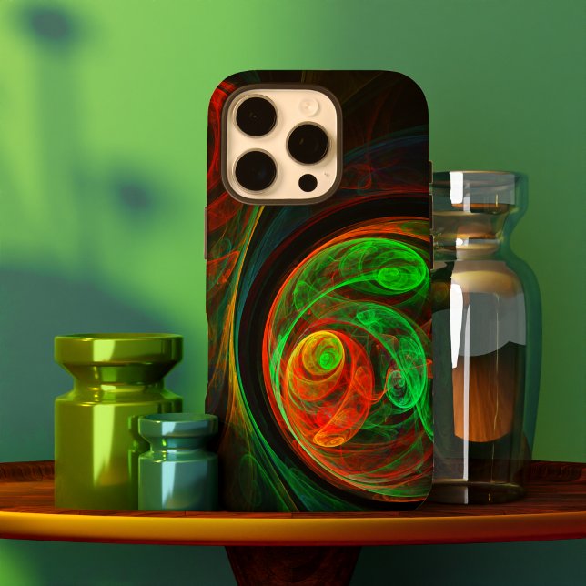 Rebirth Green Abstrakt Art Case-Mate iPhone Hülle (Rebirth Green Abstract Art Case-Mate iPhone Case)