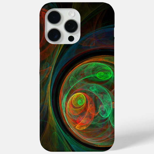Rebirth Green Abstrakt Art Case-Mate iPhone Hülle (Rückseite)