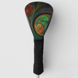 Rebirth Green Abstrakt Art Golf Headcover