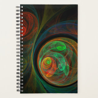 Rebirth Green Abstrakt Art Planer