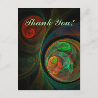 Rebirth Green Vielen Dank Postcard Postkarte