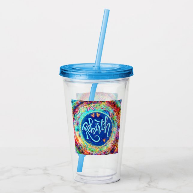 Rebirth "Inspirivity" Acrylic Tumbler Acryltrinkbecher (Rückseite)