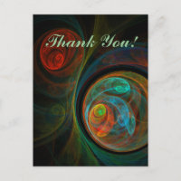 Rebirth Vielen Dank Postcard