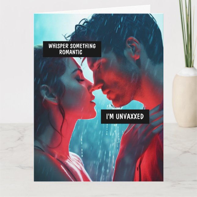 REBLOOD ROMANTIC ANTI-VAX GREETING CARD KARTE (Vorderseite)