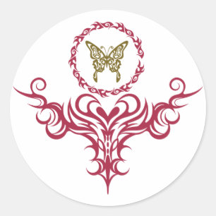 Reborn Runder Aufkleber