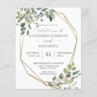 REC Rustic Eukalyptus & Gold Frame Wedding