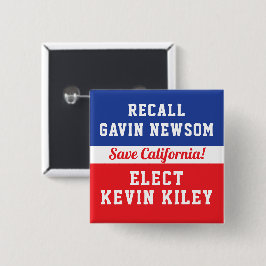 Recall Newsom Elect Kevin Kiley Rettete Kalifornie Button