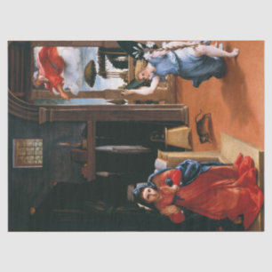 RECANATI ANNUNCIATION by Lorenzo Lotto Seidenpapier