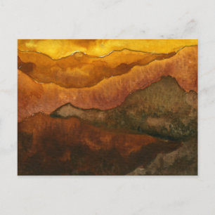 "Receading Hills #3" Country Roads Postkarte