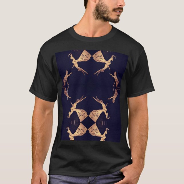receiptart origami Tshirt (Vorderseite)