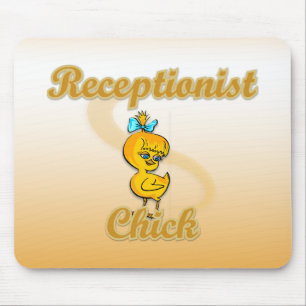 Receptionist Chick Mousepad