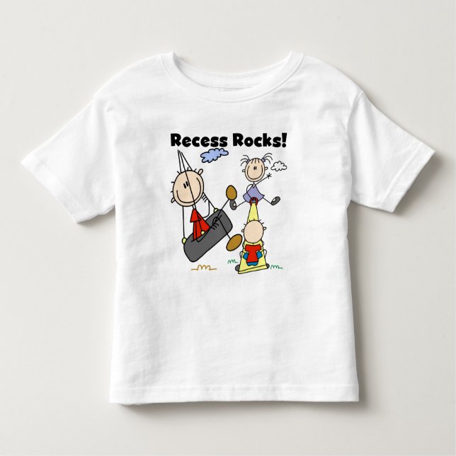 Recess Rocks Kleinkind T-shirt (Vorderseite)