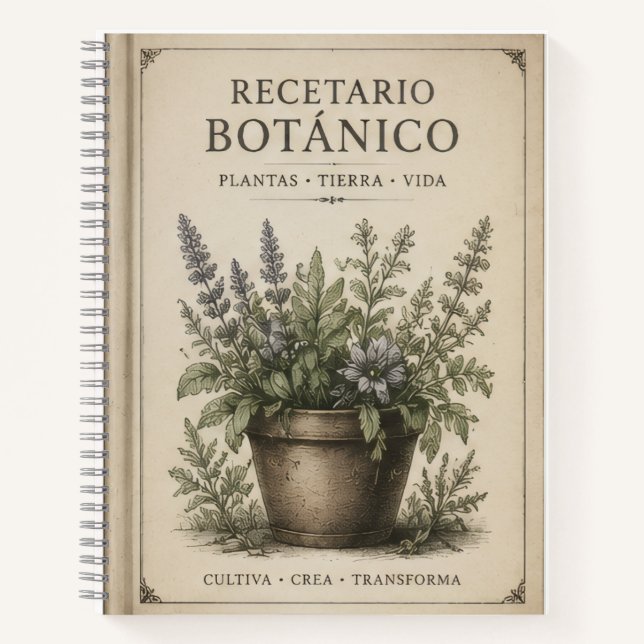 recetario botanico notizbuch (Vorderseite)