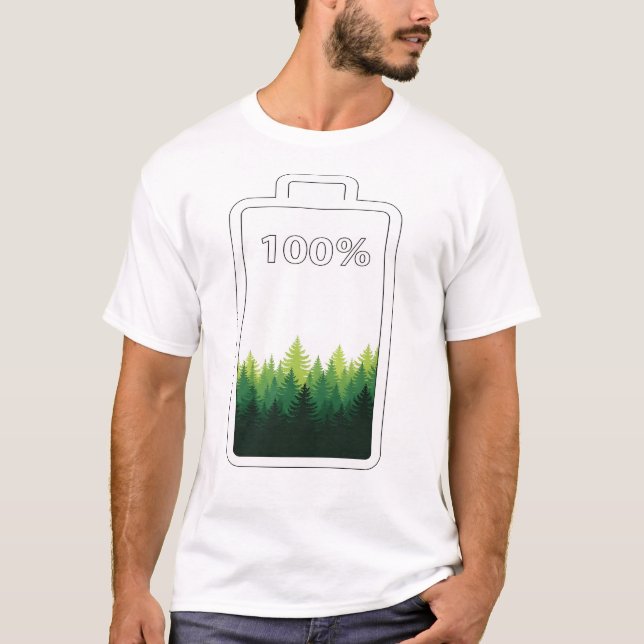 Recharge Your Soul in the Great Outdoors T-Shirt (Vorderseite)