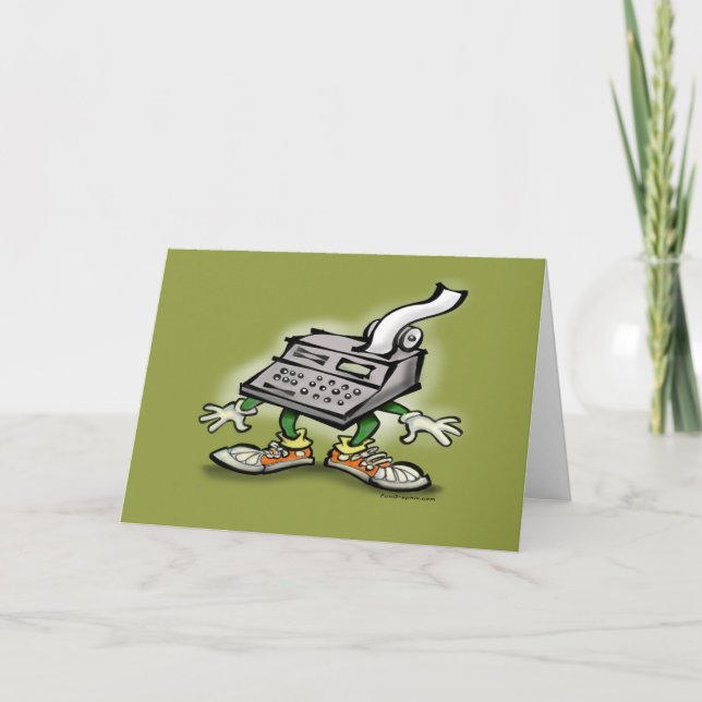 Rechenkarte Karte (Vorderseite)