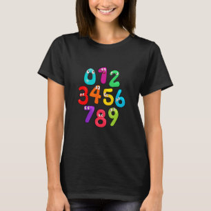 Rechenlern-Rechner-Kostüm-Matc-Tag-Mathe-O T-Shirt
