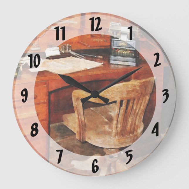 Rechenmaschine Große Wanduhr (Vorderseite)