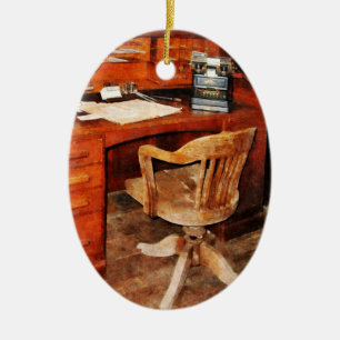 Rechenmaschine Keramik Ornament