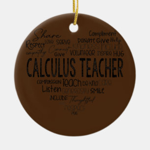 Rechenmaschine Mathematiklehrer Algebra Squad Keramik Ornament