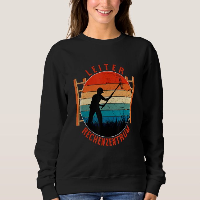 Rechenzentrum für den Garten-Rake-Computer Har Sweatshirt (Vorderseite)