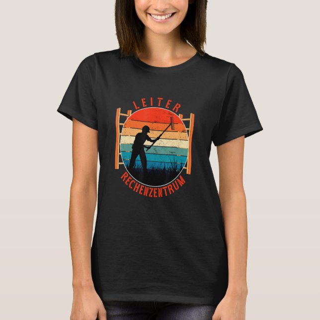 Rechenzentrum für den Garten-Rake-Computer Har T-Shirt (Vorderseite)