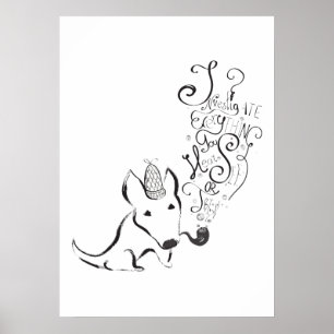 Recherchieren Sie alles, was English Bull Terrier  Poster