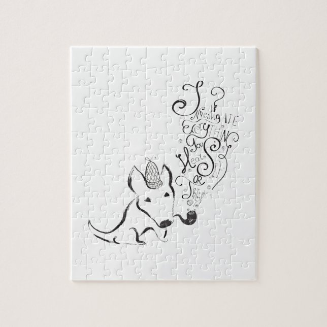 Recherchieren Sie alles, was English Bull Terrier  Puzzle (Vertikal)