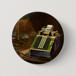 Rechner für Vintage Unternehmensrechner Button