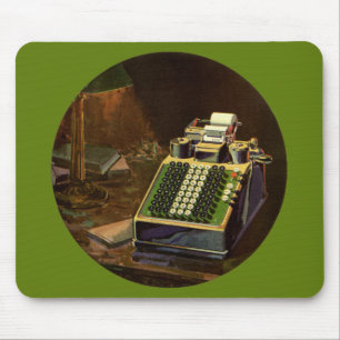 Rechner für Vintage Unternehmensrechner Mousepad