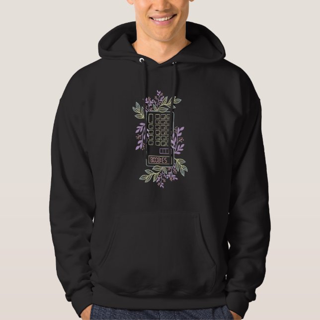 Rechner Joke Floral Hoodie (Vorderseite)