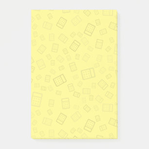 Rechner Muster Post-it Klebezettel