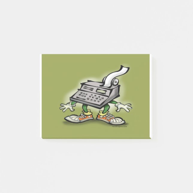 Rechner-Typ Post-it Klebezettel (Vorderseite)