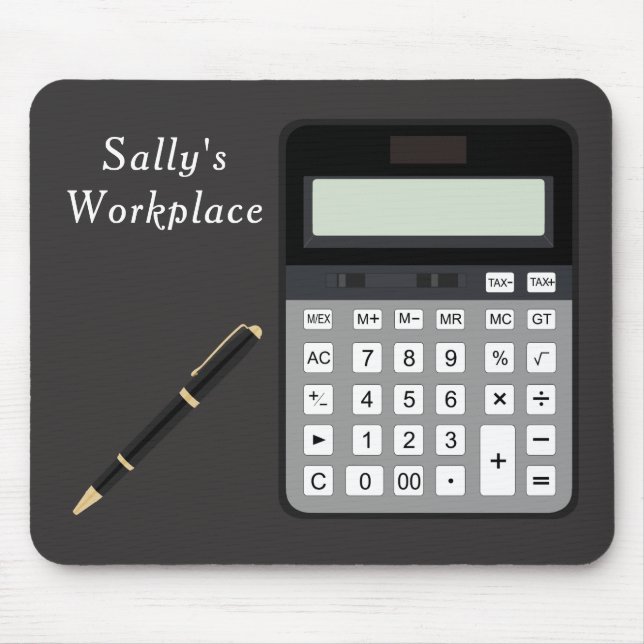 Rechner und Maus-Pad Mousepad (Vorne)