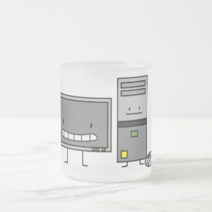 Rechnerfamilie ES Schirm-Maus-PC Turm Mattglastasse