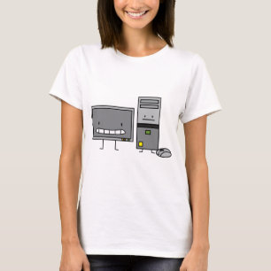 Rechnerfamilie ES Schirm-Maus-PC Turm T-Shirt