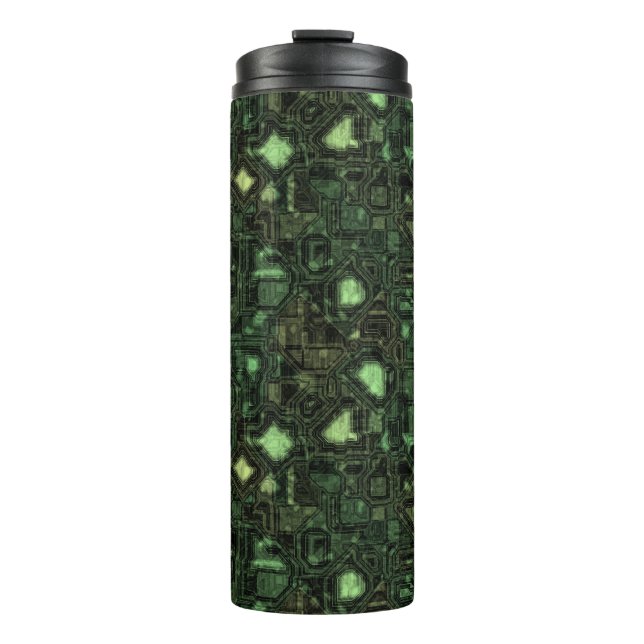 Rechnerschaltunghintergrund Thermosbecher (Vorderseite)