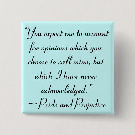 Rechnung für die Gutachten Jane Austen Zitat Button