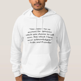 Rechnung für die Gutachten Jane Austen Zitat Hoodie