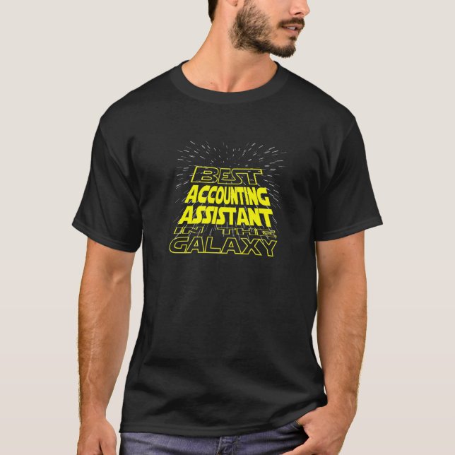 Rechnungsassistent Cool Galaxy Job T-Shirt (Vorderseite)